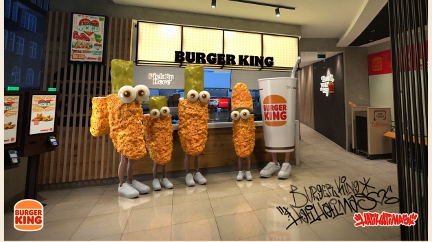 Burger King launcht Frickels und kooperiert mit Graffiti-Künstler - Quelle: Burger King